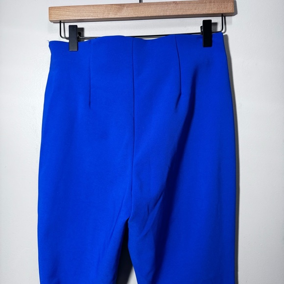 Dynamite Helena Flared Hi Waist Sapphire Blue Pants Size 4 NWT Brand New - Picture 6 of 12